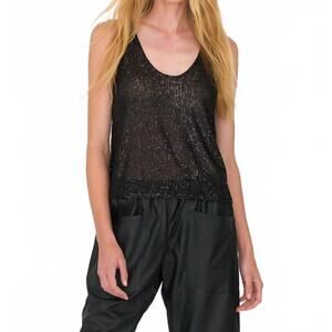 NEW SECULAR selma tank in black
